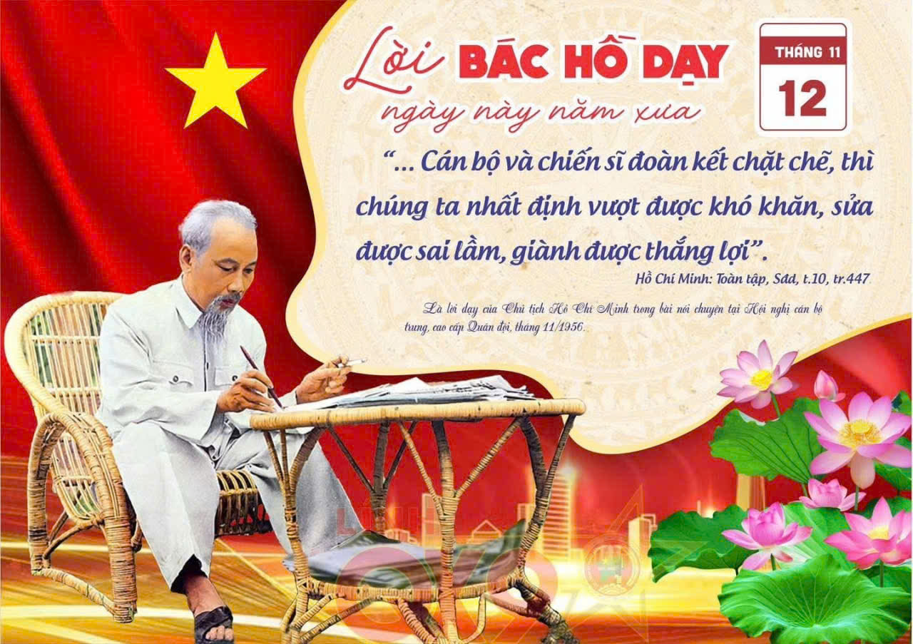 Lời Bác Hồ Dạy Ngày Này Năm Xưa (ngày 12 tháng 11)