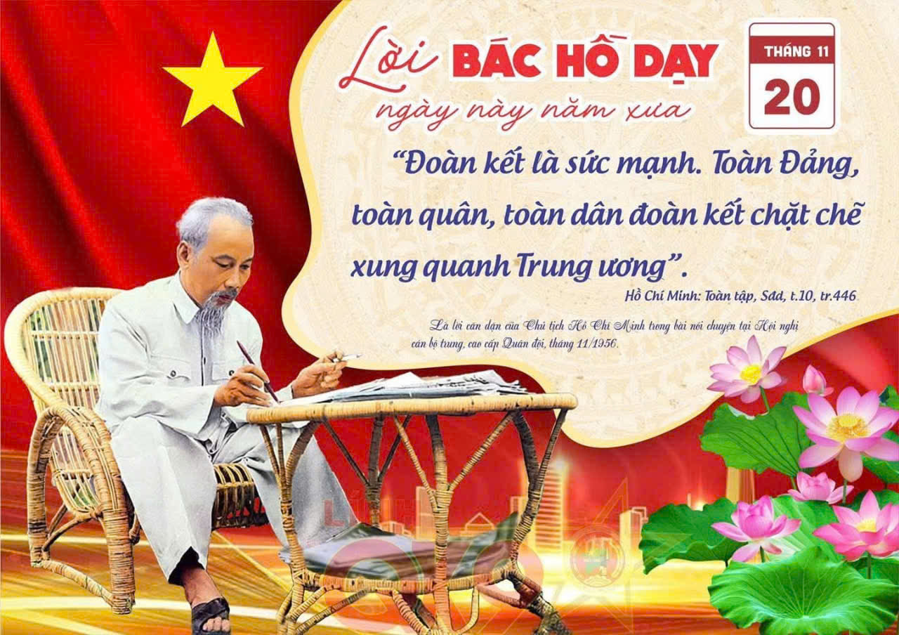 Lời Bác Hồ Dạy Ngày Này Năm Xưa (ngày 20 tháng 11)