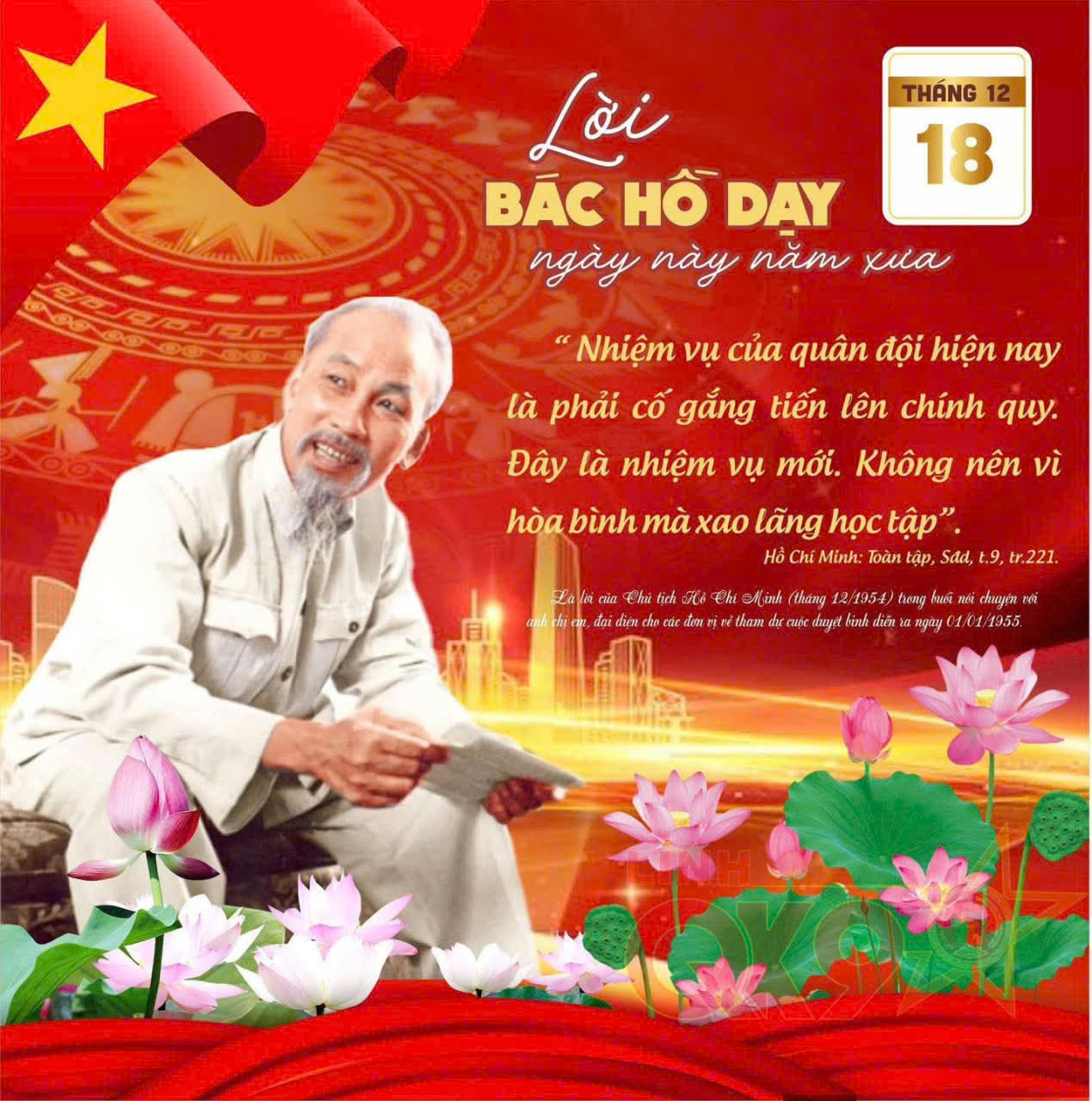 Lời Bác Hồ dạy ngày này năm xưa (ngày 18/12)