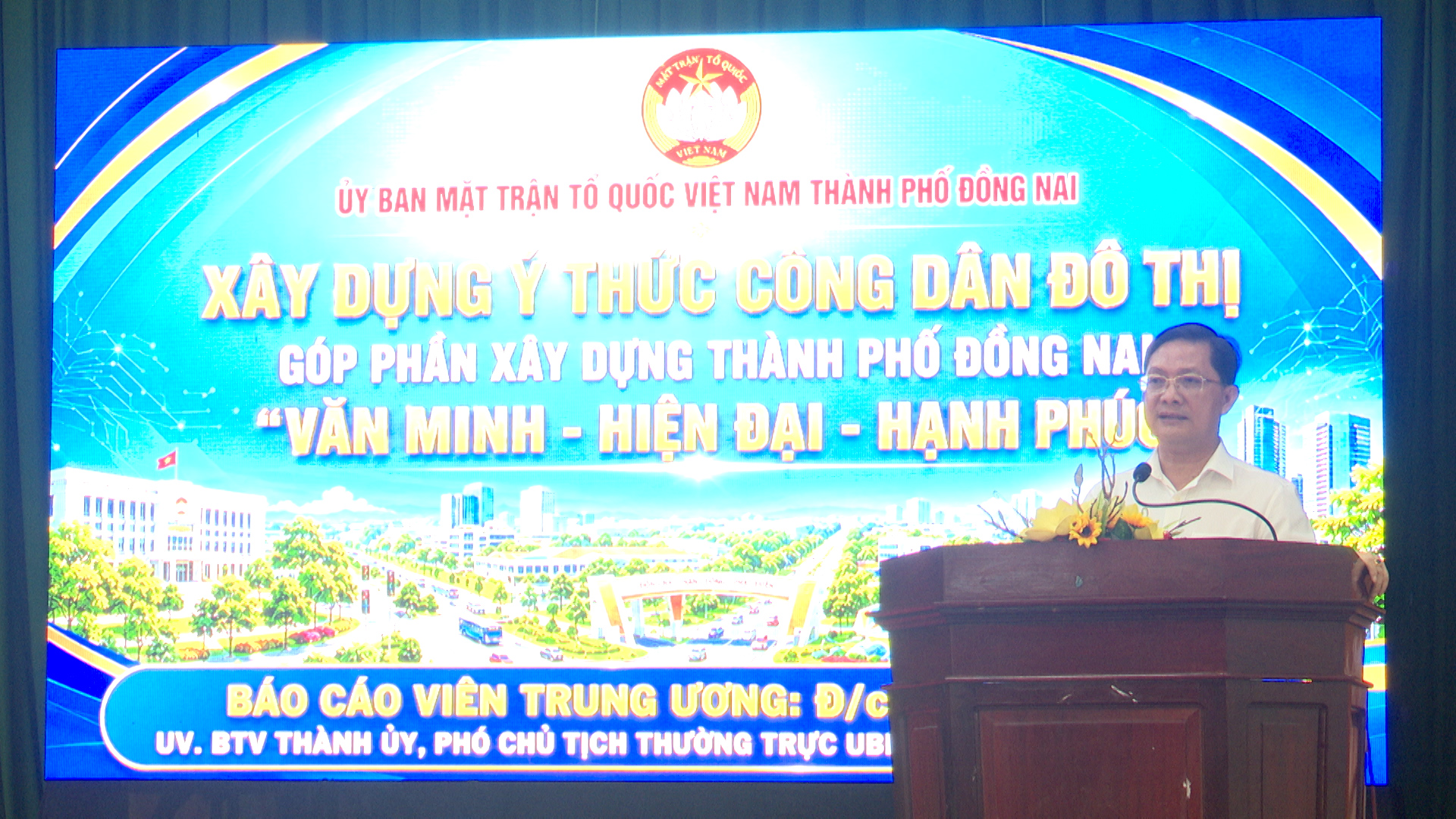 Đồng chí Hà Anh Dũng – UVTV Thành Ủy, Phó Chủ tịch Thường trực UBMTTQ Thành phố triển khai chuyên đề
